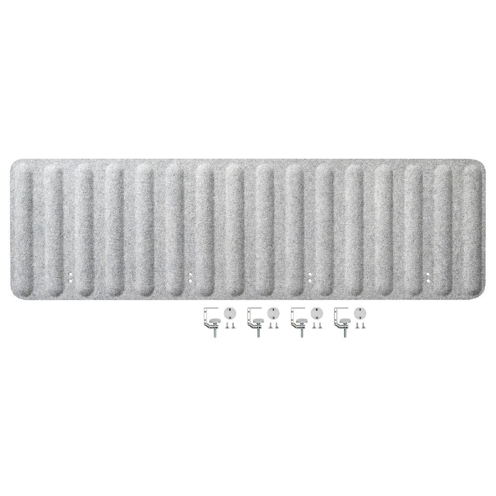 IKEA EILIF Abschirmung für Schreibtisch grau 160x48 cm Discount Store für neue Produkte