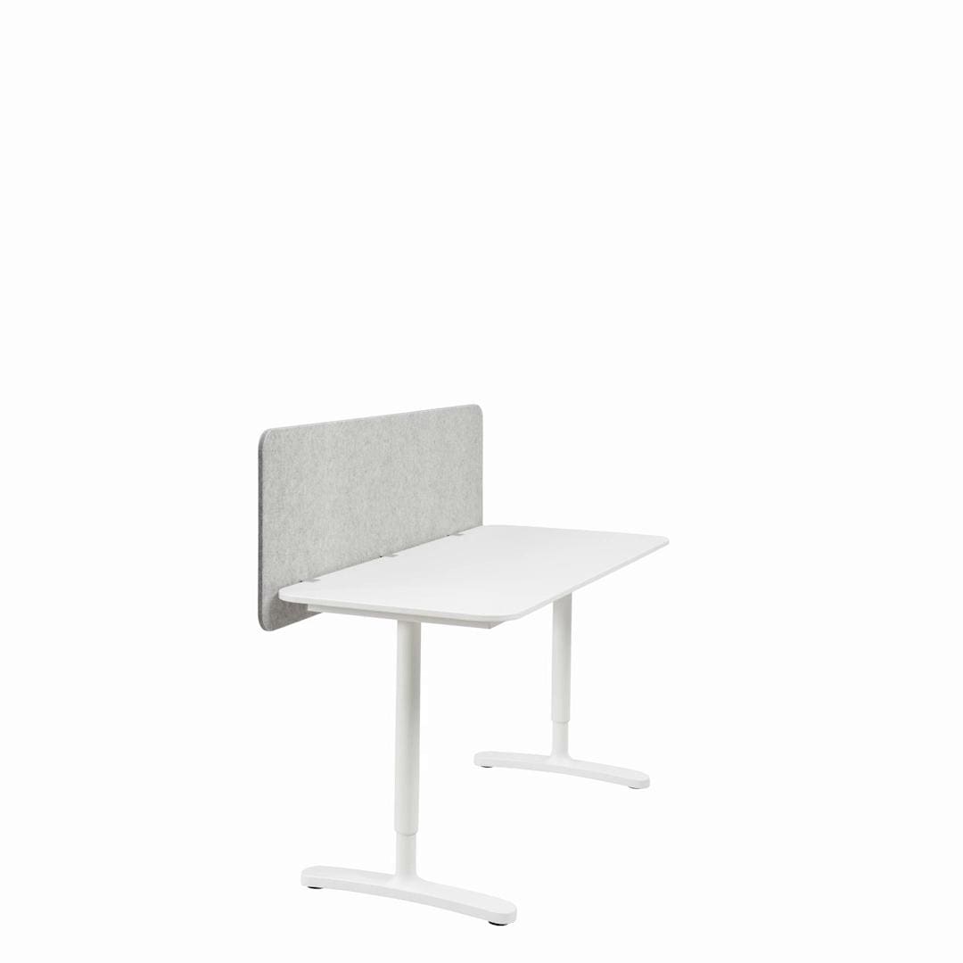 IKEA EILIF Abschirmung für Schreibtisch grau 80x48 cm Super Rabatt