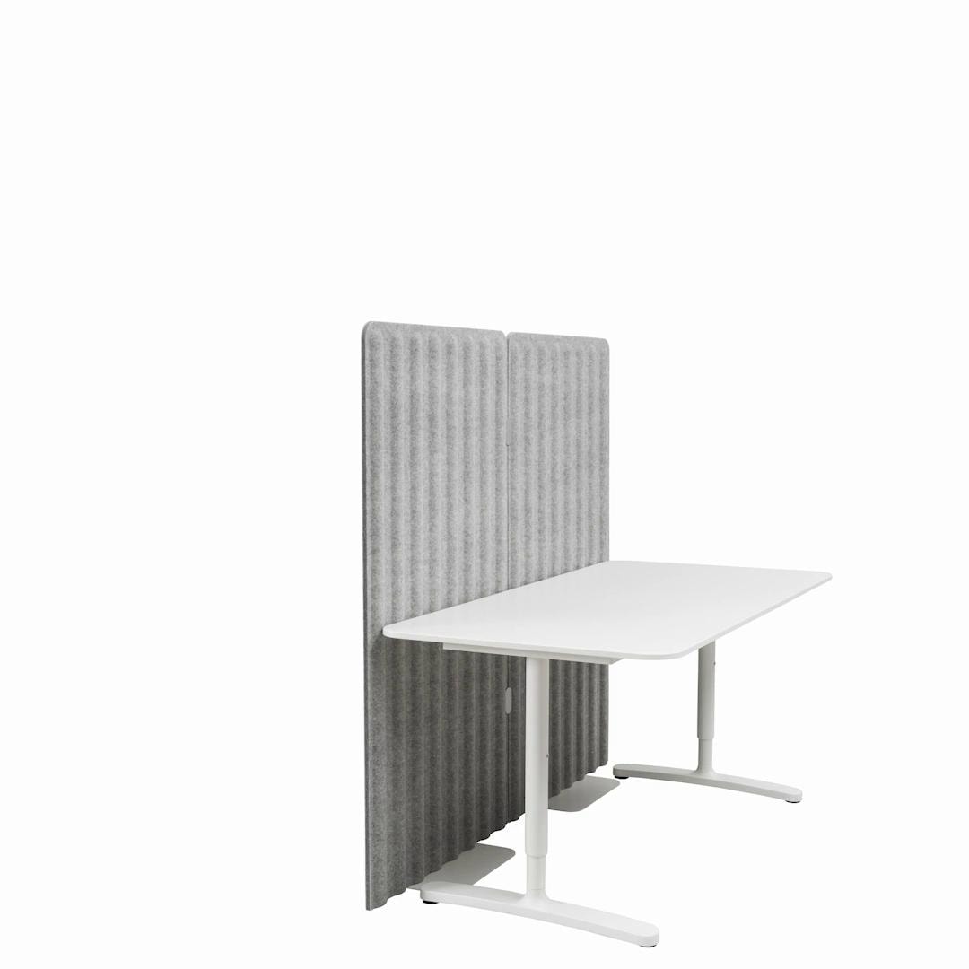 IKEA EILIF Stütze für Abschirmung weiß 40x30 cm Clearance-Verkauf