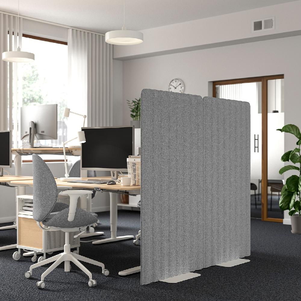 IKEA EILIF Stütze für Abschirmung weiß 40x30 cm Clearance-Verkauf
