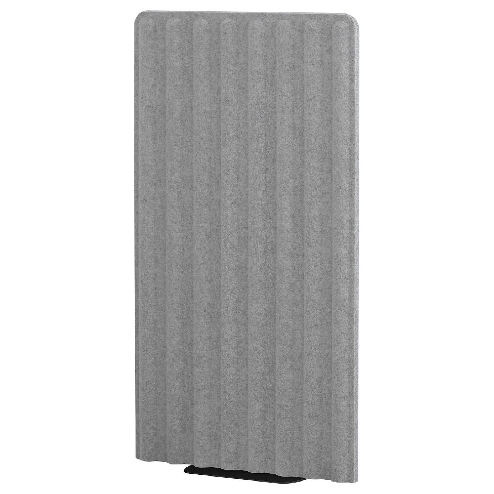 IKEA EILIF Abschirmung frei stehend grau/schwarz 80x150 cm