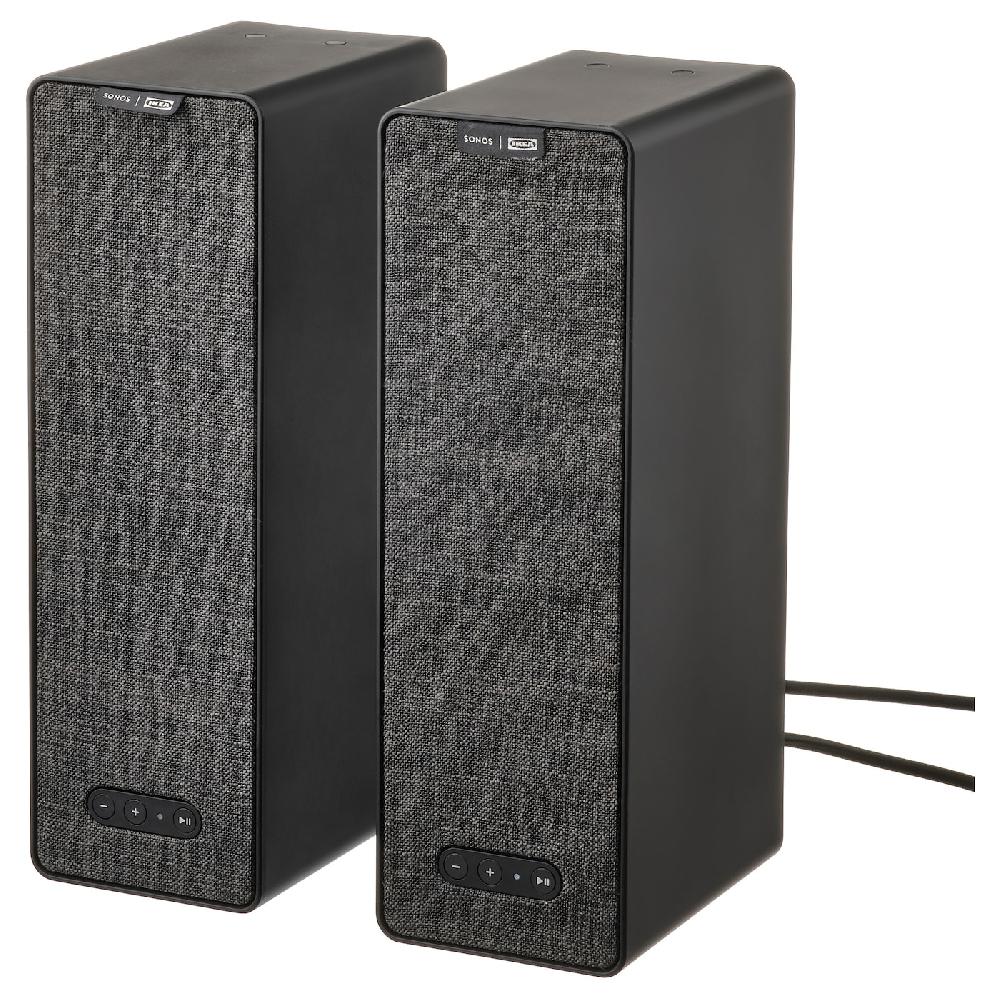 IKEA SYMFONISK Regal-WiFi-Speaker schwarz/2er-Set Generation 2