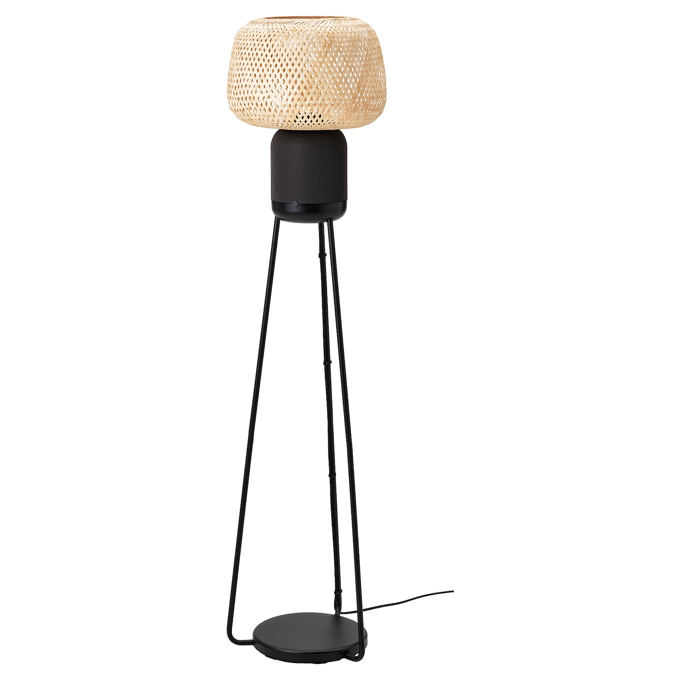 IKEA SYMFONISK Standleuchte mit WiFi-Speaker Bambus/smart