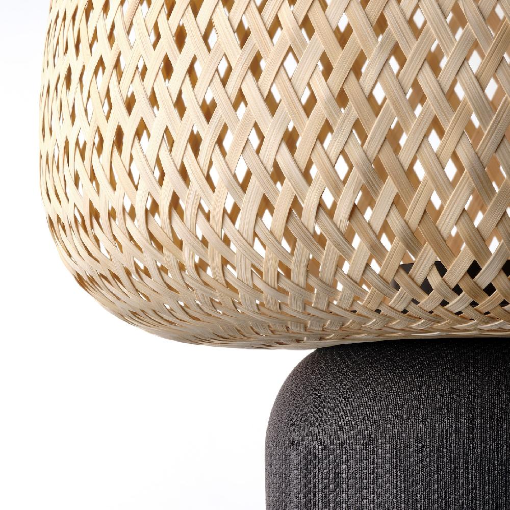 IKEA SYMFONISK Standleuchte mit WiFi-Speaker Bambus/smart Blitzverkäufe