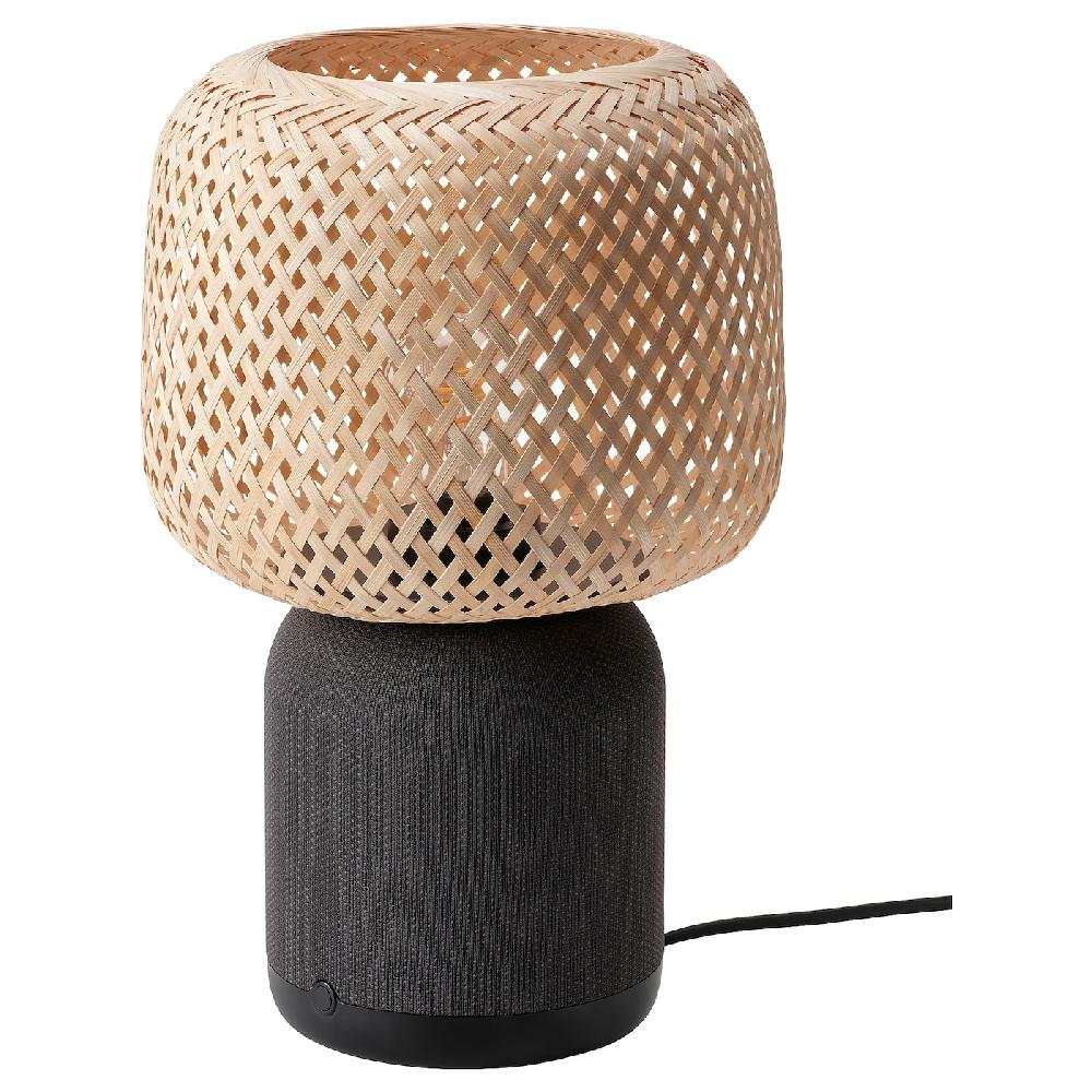 IKEA SYMFONISK Tischleuchte WiFi-Speak Bambusschi