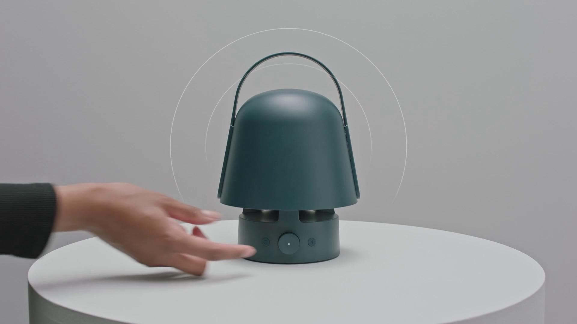 IKEA VAPPEBY Leuchte m Bluetooth-Lautsprecher für draußen/grün Rabatt
