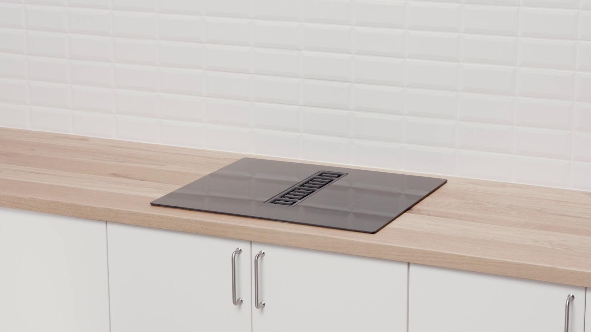 IKEA FÖRDELAKTIG Induktionskochfeld mit Dunstabzug IKEA 500 schwarz 60 cm Vatertagsangebot