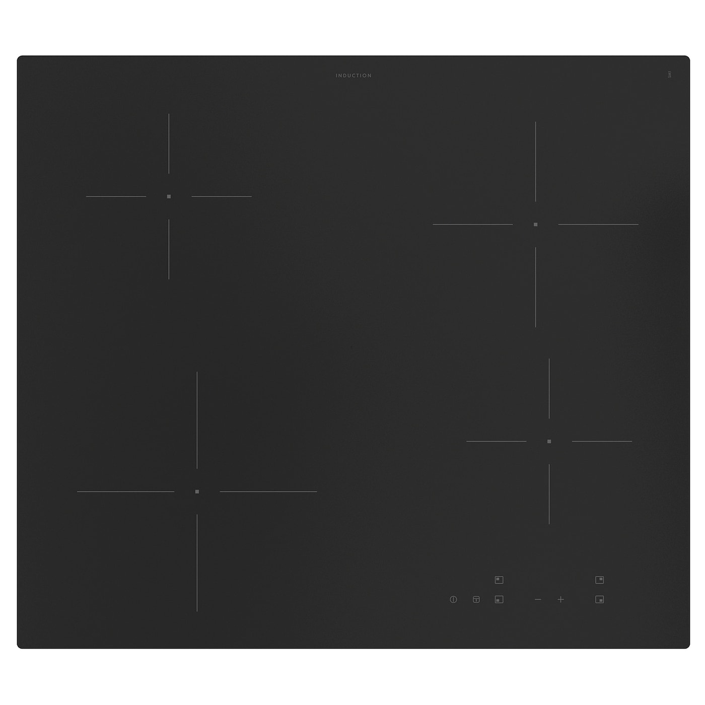 IKEA VILSTA Induktionskochfeld IKEA 300 schwarz 59 cm Jubiläumsangebot