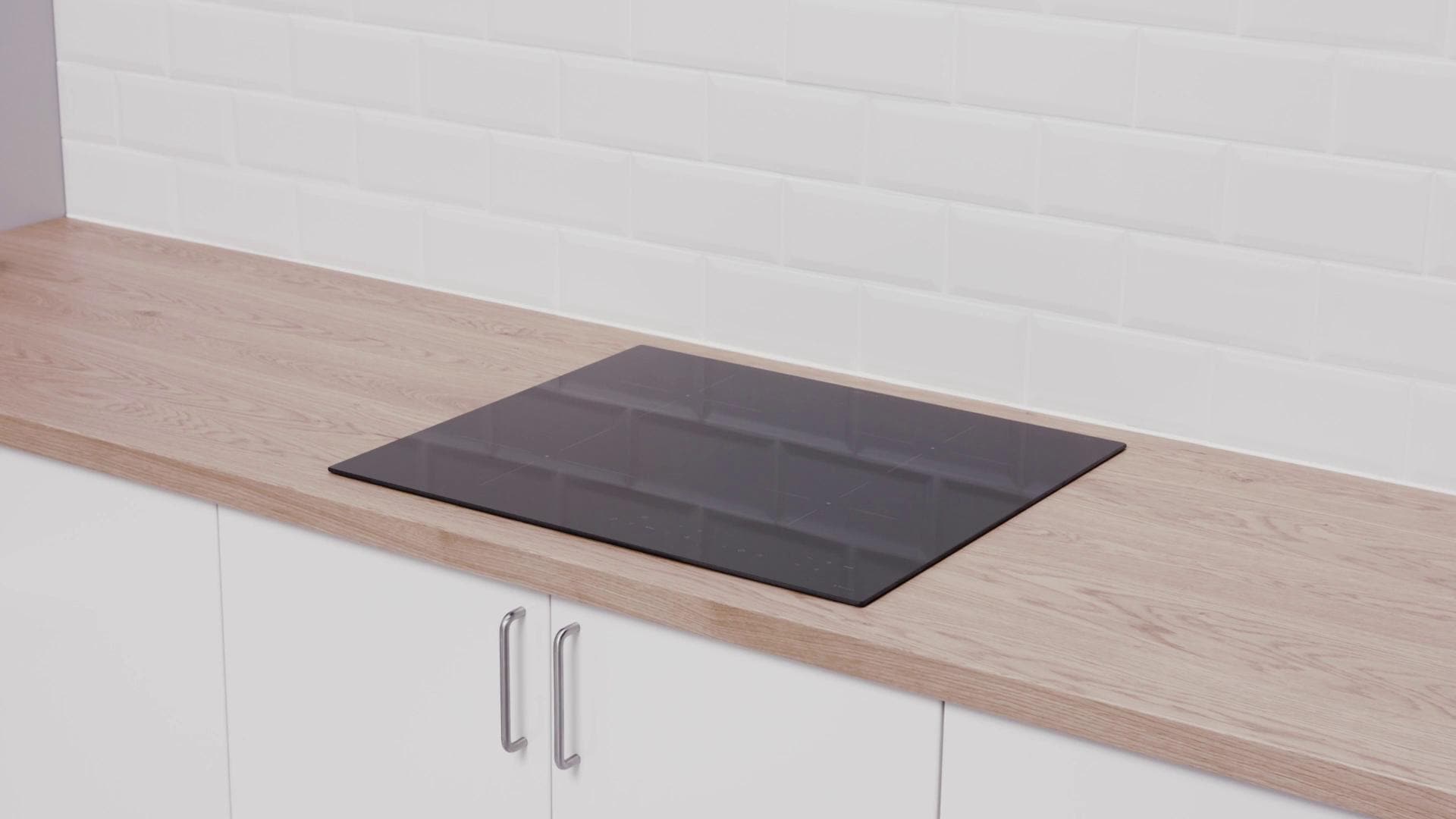 IKEA MATMÄSSIG Induktionskochfeld IKEA 300 schwarz 59 cm Lagerräumung