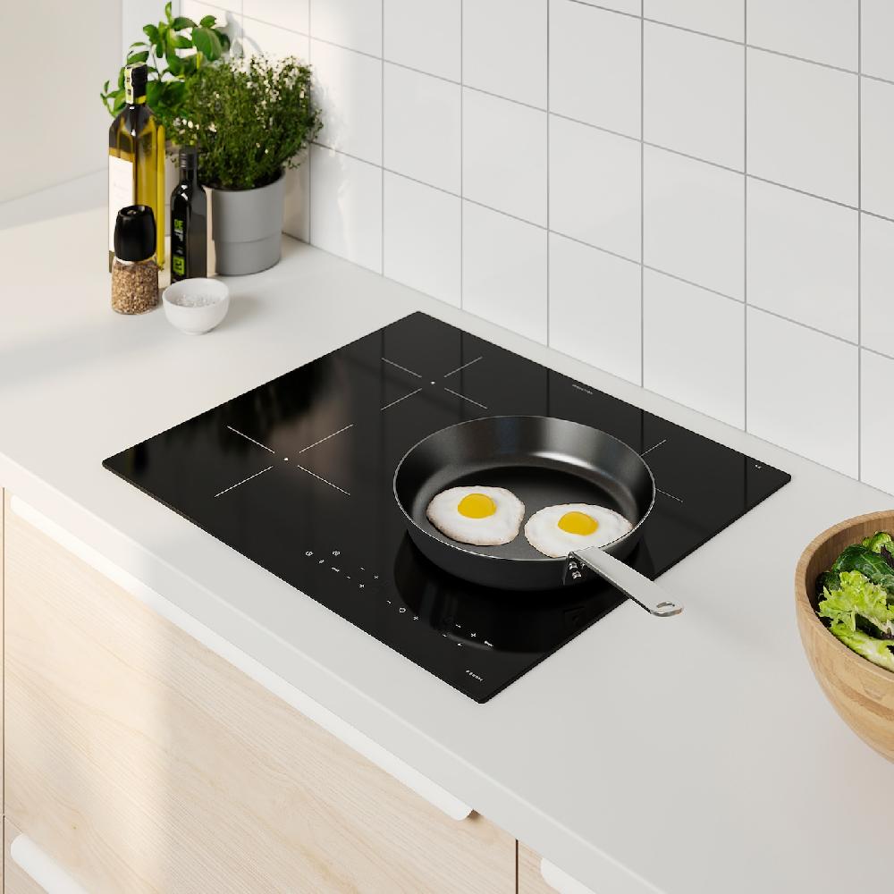 IKEA MATMÄSSIG Induktionskochfeld IKEA 300 schwarz 59 cm Lagerräumung