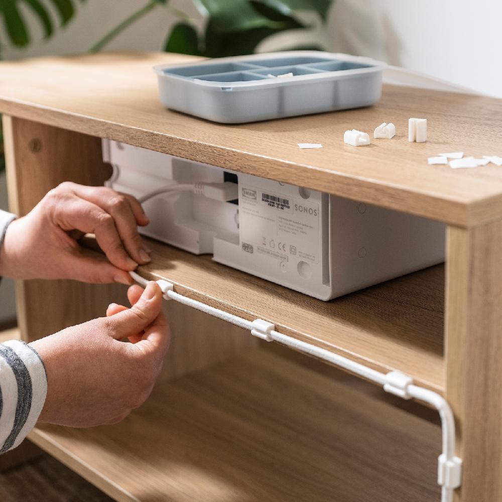 IKEA TRIXIG Kabelhalter-Set 150 Teile 50% Rabatt mit kostenlosem Versand