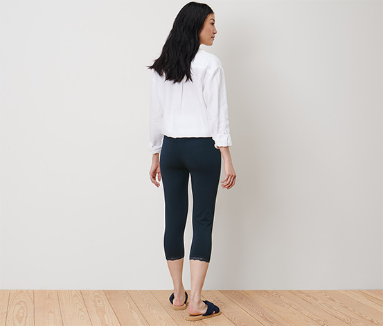 tchibo 3/4-Leggings mit Spitzenborte online bestellen bei Tchibo 679892 50% Rabatt für begrenzte Zeit