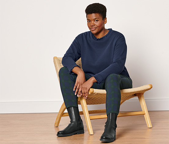 tchibo Sweatshirt mit Strickdetails online bestellen bei Tchibo 651067 Begrenzte Freigabe