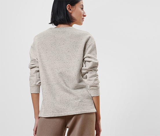 tchibo Sweatshirt mit Knopfleiste online bestellen bei Tchibo 675674 im Angebot
