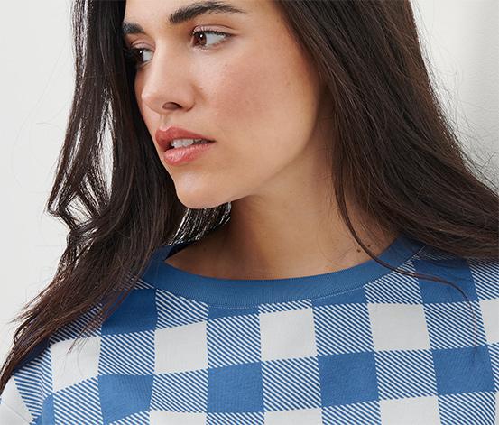 tchibo Kariertes Sweatshirt online bestellen bei Tchibo 664238 Limitierter Zeitrabatt