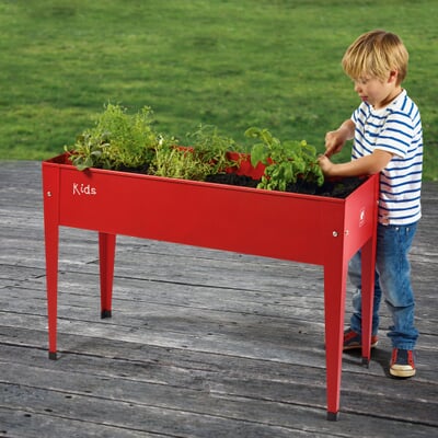 manufactum Hochbeet für Kinder Rot Zeitlich begrenztes Angebot
