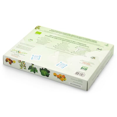 manufactum Saatgut-Adventskalender Bio-Hochbeetgemüse Fabrik Onlineshop