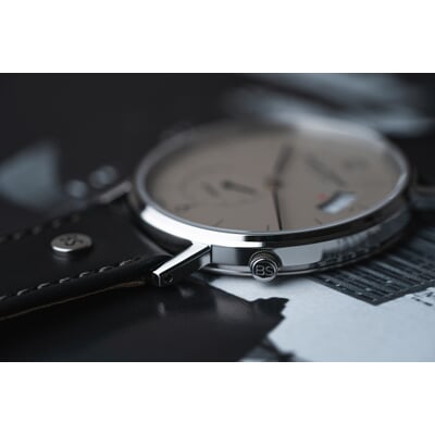 manufactum Armbanduhr Rondo Big Ø 38 mm Quarz Blitzangebot