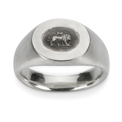 manufactum Herren-Silberring Löwe 59 (18 8 mm) Neueste Stile