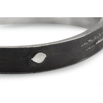 manufactum Herren-Armreif Sandguss Oxid Anthrazit Zeitbegrenzte Promotion
