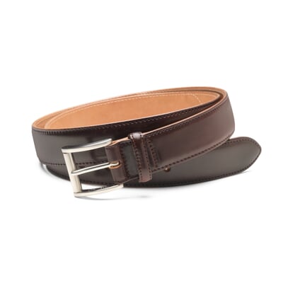 manufactum Herrengürtel Pferdeleder schmalere Form Oxblood