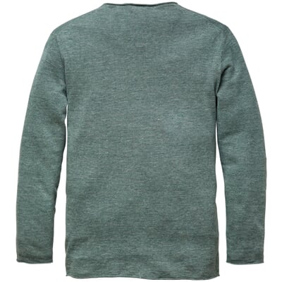 manufactum Herren-Strickpulli Grünmelange Tägliche Deals