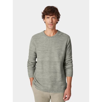 manufactum Herren-Strickpullover Baumwolle Grün Wochenangebot