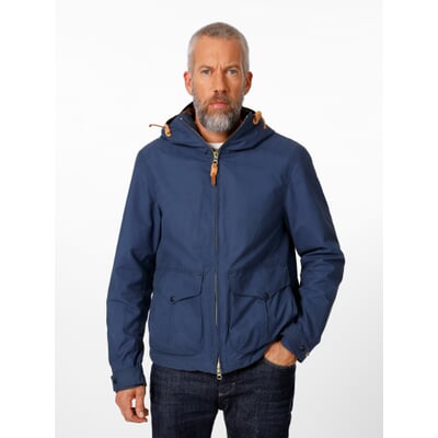 manufactum Herrenjacke Windbreaker Kobaltblau Begrenzte Freigabe