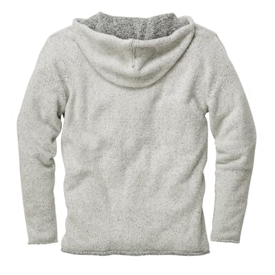 manufactum Herren-Kapuzenpullover Weiß-Marine Letzte 2 Tage