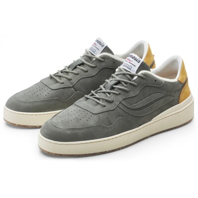 manufactum Herren-Sneaker Nubuk G-Soley Grau-Ocker Bis zu 50% Rabatt