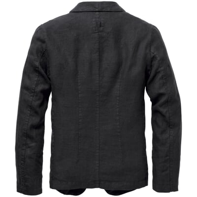 manufactum Herren-Leinensakko Schwarzblau Sonderangebot der Fabrik