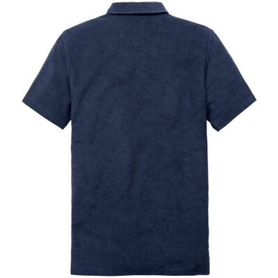 manufactum Herren-Poloshirt Frottee Dunkelblau Vierteljährliche Förderung