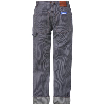 manufactum Herren-Workerpants gestreift Blau-Weiß Im Verkauf