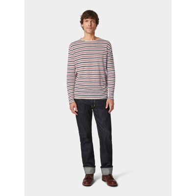 manufactum Herren-Strickpulli Beige-Rot-Blau Rabatte dieses Monats