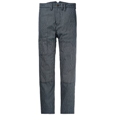manufactum Herren-Strandhose gestreift Blau-Weiß