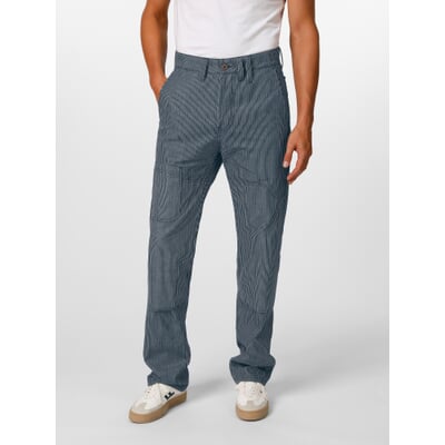 manufactum Herren-Strandhose gestreift Blau-Weiß Online
