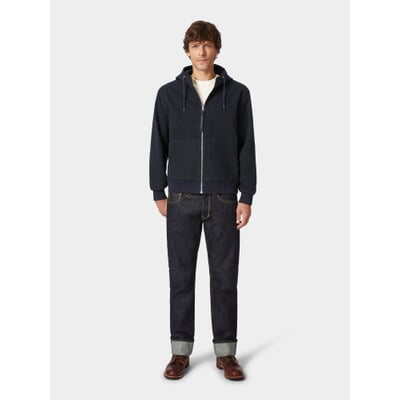 manufactum Herren-Blousonjacke mit Kapuze Navy im Angebot