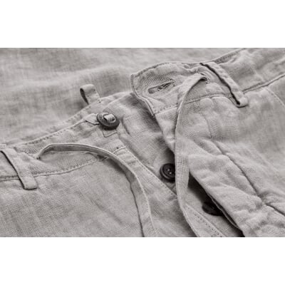 manufactum Herren-Leinenhose Graumelange Rabatt