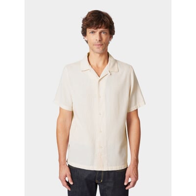 manufactum Herrenhemd Halbarm Offwhite Flash Sale