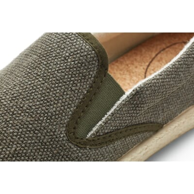 manufactum Herren-Hanfslipper Khaki Begrenztes Angebot