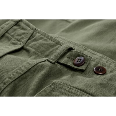 manufactum Herren-Baumwollshorts 1962 Oliv Exklusivangebot