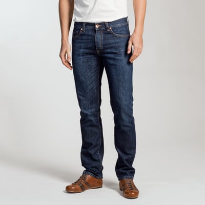 manufactum Herrenjeans Slim Straight Blau Osterangebot