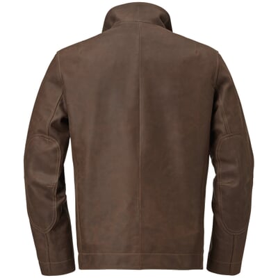 manufactum Herren-Rindlederjacke Braun Lagerräumung