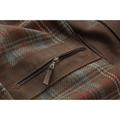 manufactum Herren-Rindlederjacke Braun Lagerräumung
