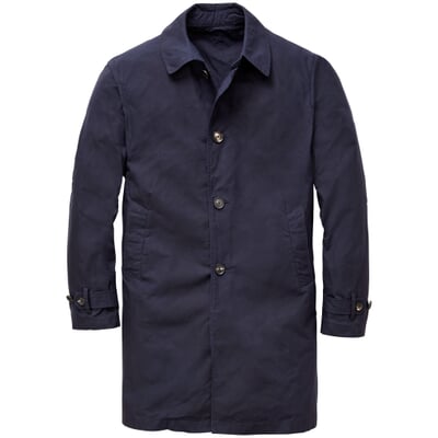 manufactum Herren-Sommermantel Dunkelblau Top Angebot