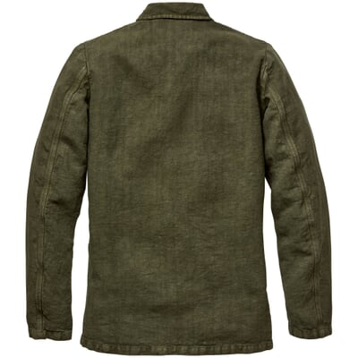 manufactum Herren-Leinenjacke Grün Wochenangebot