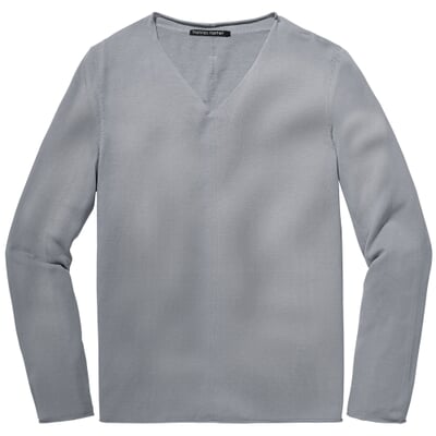 manufactum Herren-Strickpulli V-Ausschnitt Stone Begrenzte Freigabe