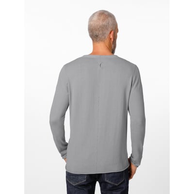 manufactum Herren-Strickpulli V-Ausschnitt Stone Begrenzte Freigabe