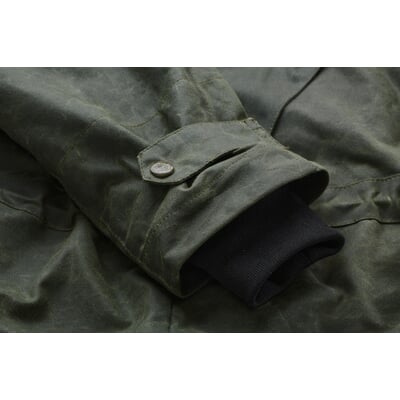 manufactum Herren-Baumwolljacke gewachst Dunkelgrün Letzter Tag