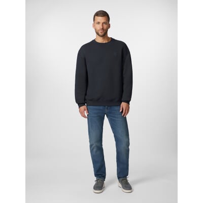 manufactum Herren-Sweatshirt Dunkelblau Bis zu 50% Rabatt